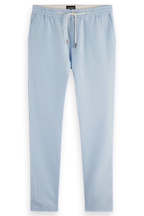 WARREN COTTON/LINEN TWILL JOGGER SKY 1