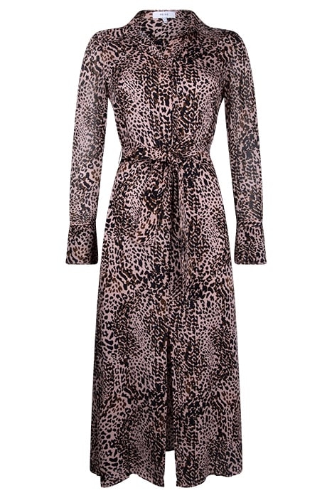 TABITHA DRESS BROWN 1