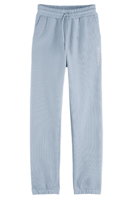 RELAXED-FIT SWEATPANTS IN ORGANIC COTTON CLOUDY BLUE 1