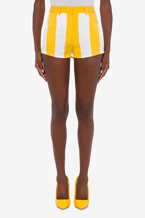 NAUTICAL STRIPED SHORTS YELLOW 1