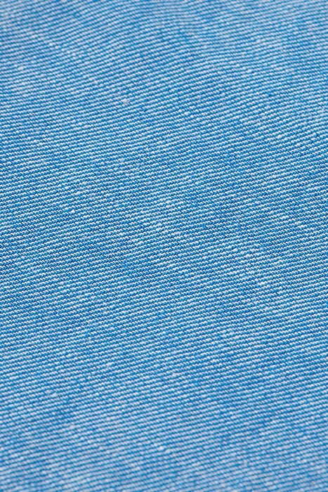 FAVE- COTTON/LINEN TWILL BERMUDA SHORT IRIS BLUE 3