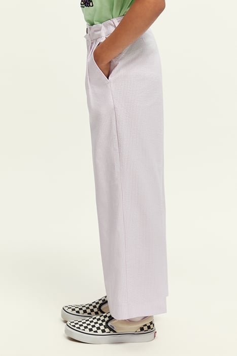 STRIPED WIDE-LEG SEERSUCKER PANTS ORCHID SEERSUCKER 5