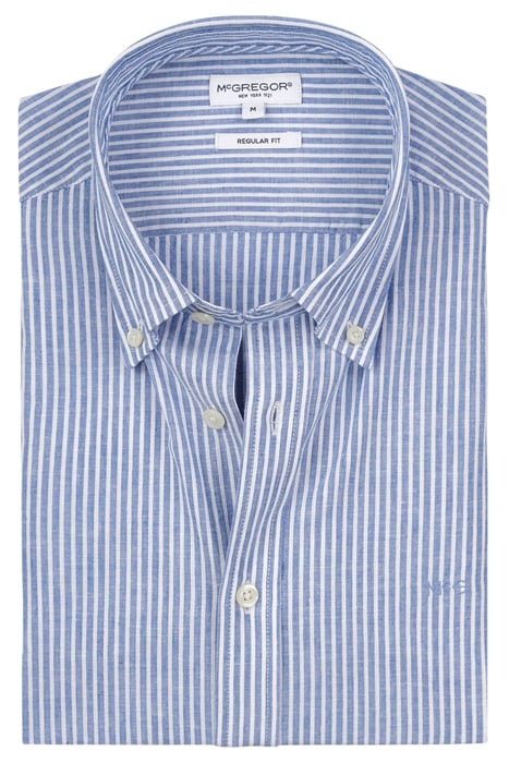 LINEN STRIPE SHIRT LIGHT BLUE 3