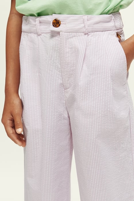 STRIPED WIDE-LEG SEERSUCKER PANTS ORCHID SEERSUCKER 6