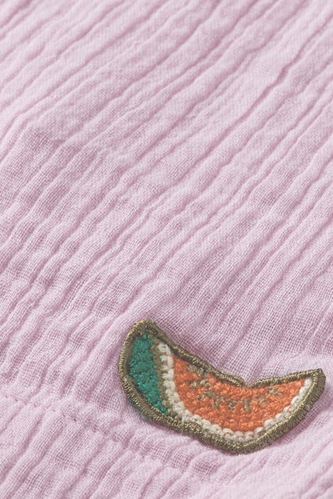 CRINKLE-COTTON SHORTS ORCHID 3