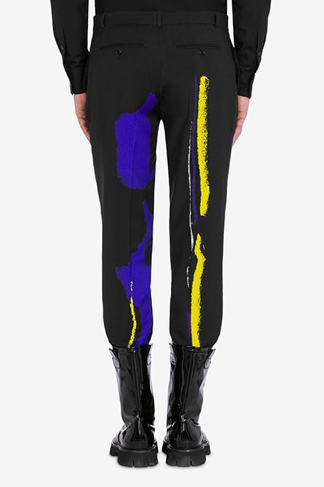 TONY VIRAMONTES ARCHIVE COOL WOOL TROUSERS BLACK 2