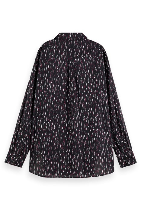 OVERSIZED SHIRT WITH PRINT IKAT RAIN 7