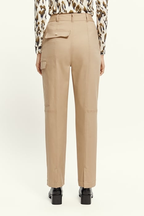 COTTON UTILITY TROUSERS KHAKI 3