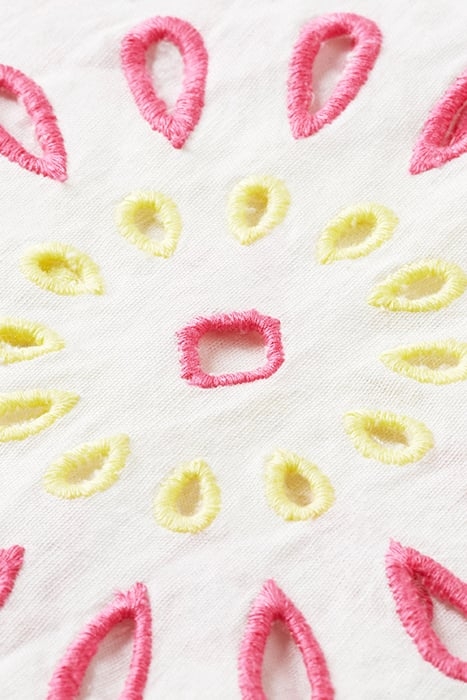 BRODERIE MAXI DRESS VANILLA WHITE 3