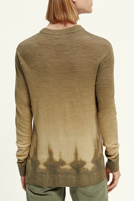 TIE-DYED WOOL-BLEND CREWNECK PULLOVER COMBO C 3