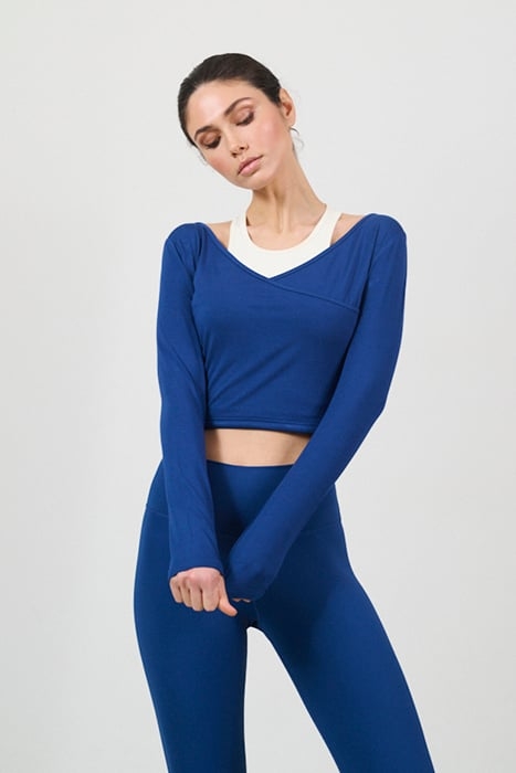 RIVER LIFT CROSS OVER LONGSLEEVE WITH TANK ESTATE BLUE 1