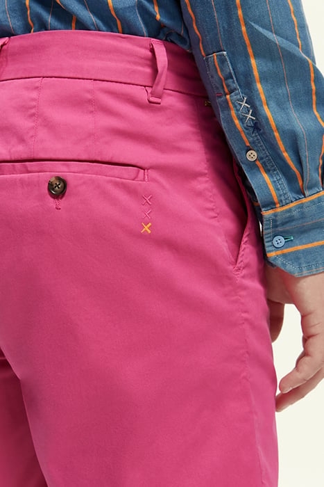 STUART - GARMENT DYE PIMA COTTON SHORT CERISE 6