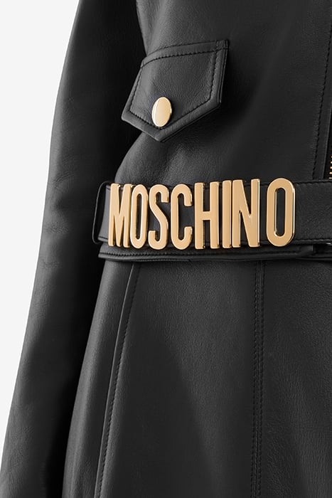 BIKER IN NAPPA LETTERING LOGO BLACK 4