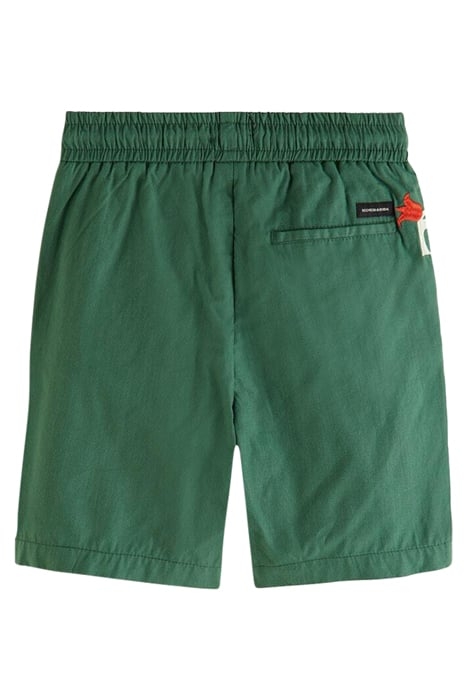 SAKURA ARTWORK SHORT IN COTTON-KAPOK BLEND MILITARY 2