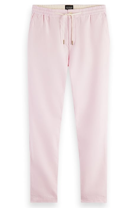 WARREN COTTON/LINEN TWILL JOGGER ROSE 1