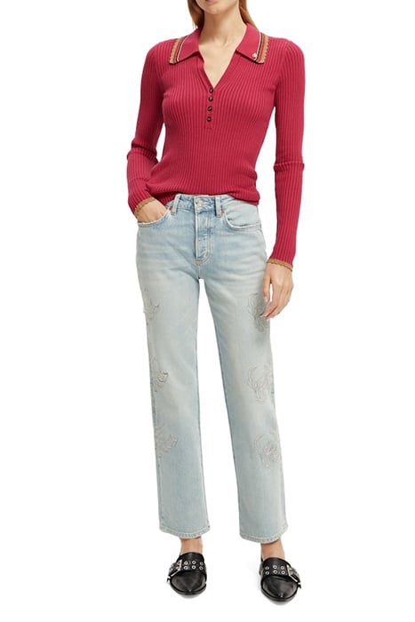 THE SKY STRAIGHT LEG JEANS — LIGHT HEART LIGHTHEART 4