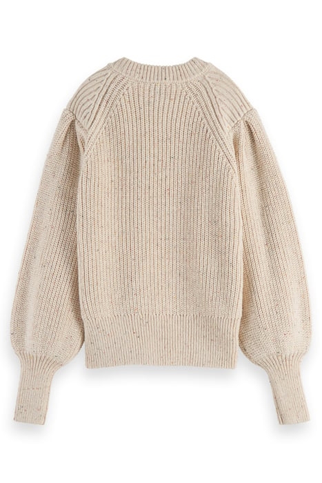 NEPPY YARN PULLOVER WHITE SAND 7