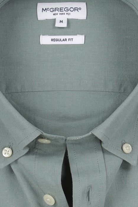 COTTON LINEN SHIRT SAGE 4