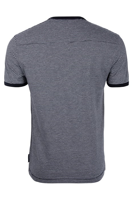 SMALL STRIPE Y/D MARINE / GREY MEL 2