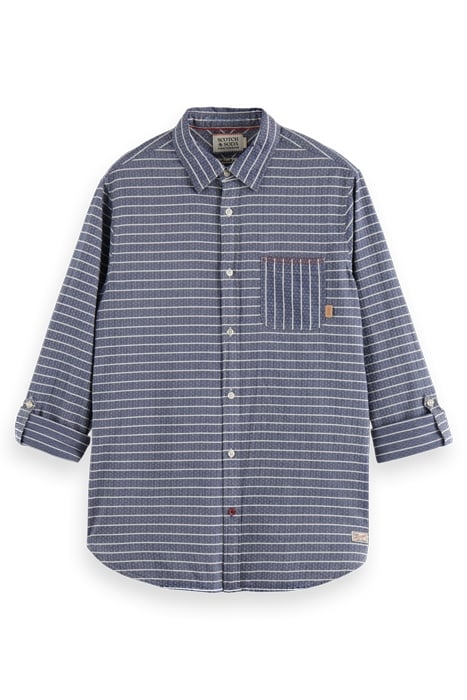 YARN DYED STRIPE SHIRT NIGHT STRIPE 4