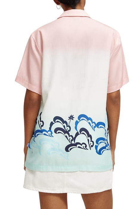 BORN TO LOVE - SHORT SLEEVED SHIRT PINK GRADIANT 2