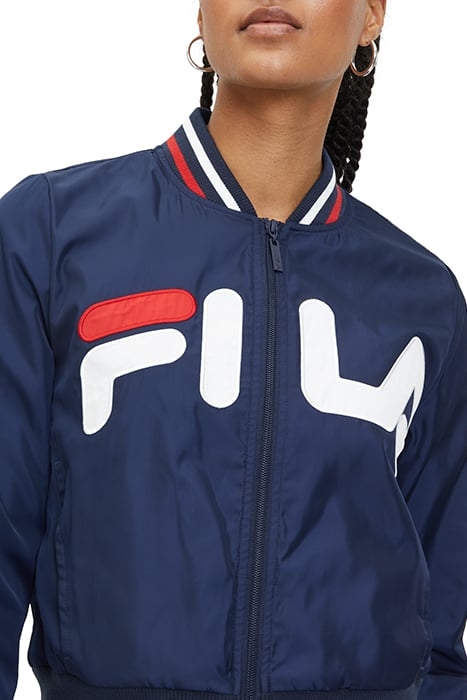 LARKANA LOGO BOMBER JACKET BLACK IRIS 6