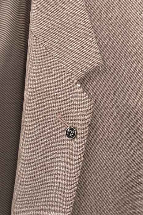 BEIGE SEMI-PLAIN SUIT JACKET 4
