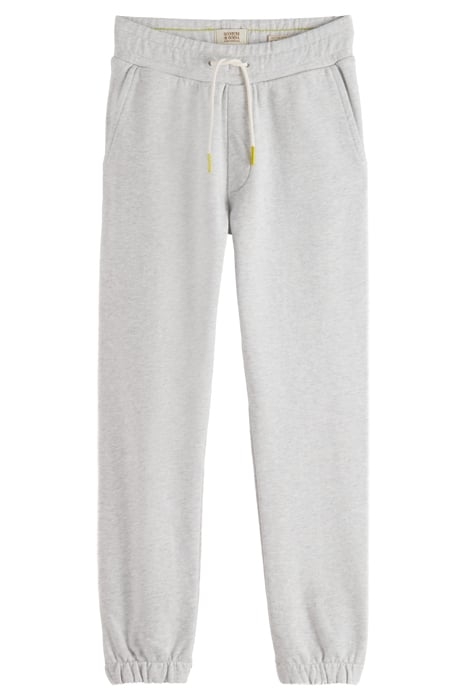 BANDANA LABEL SWEATPANTS IN ORGANIC COTTON GREY MELANGE 4