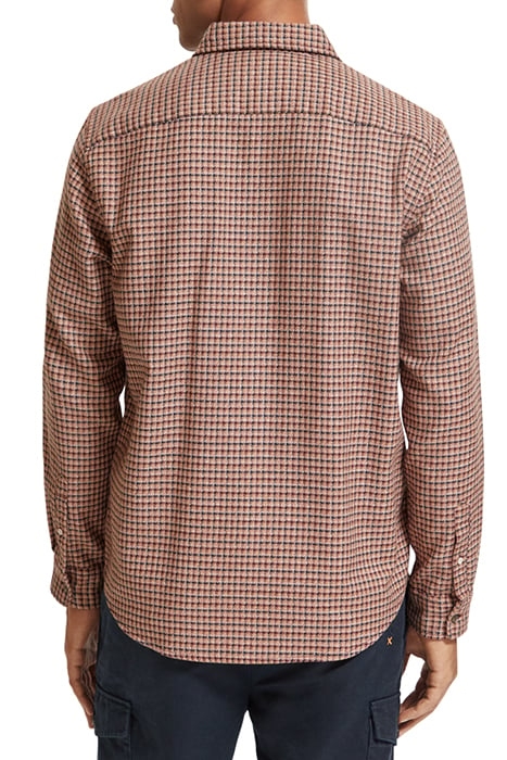 MINIMAL GRINDLE YARN CHECK BERRY WINE CHECK 2