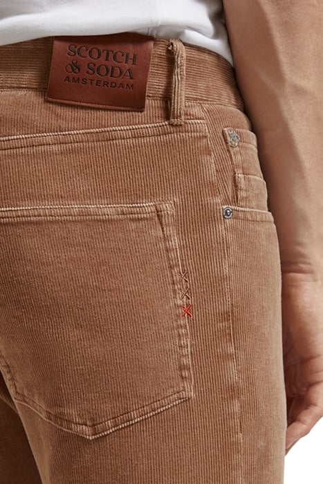 REGULAR SLIM RALSTON CORDUROY JEANS IN ORGANIC COTTON CAMEL 7