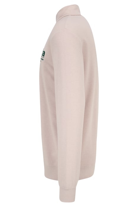 LISBON GRAPHIC HALF-ZIP SWEATER OATMEAL MELANGE 7