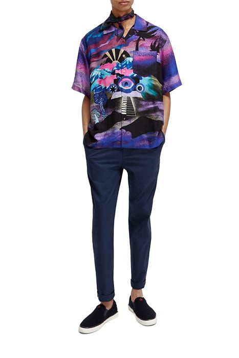 PLACED PRINTED TENCEL SHIRT MOODY FESTIVAL 2