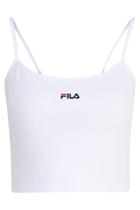 LONI CROPPED SPAGHETTI TOP BRIGHT WHITE 4