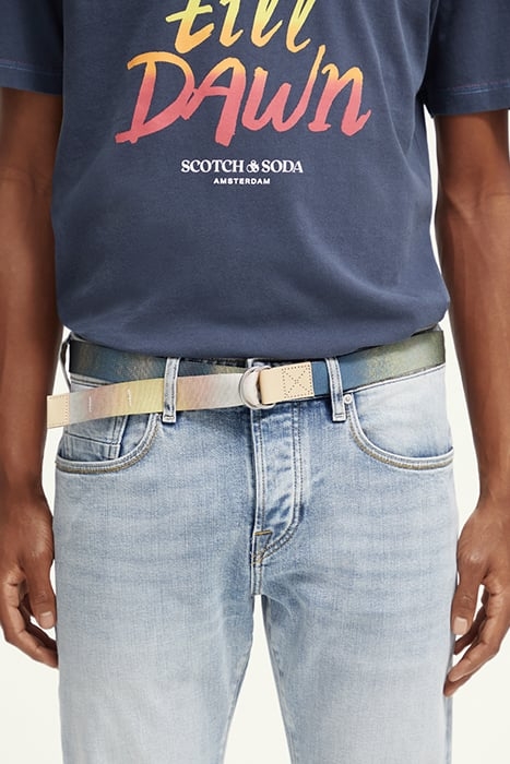 REVERSIBLE PRINTED TAPE BELT BLURRED LANDSCAPE 2