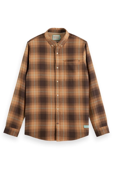 LIGHTWEIGHT HERRINGBONE SHADOW CHECK-STRIPE TOFFEE CHECK 4