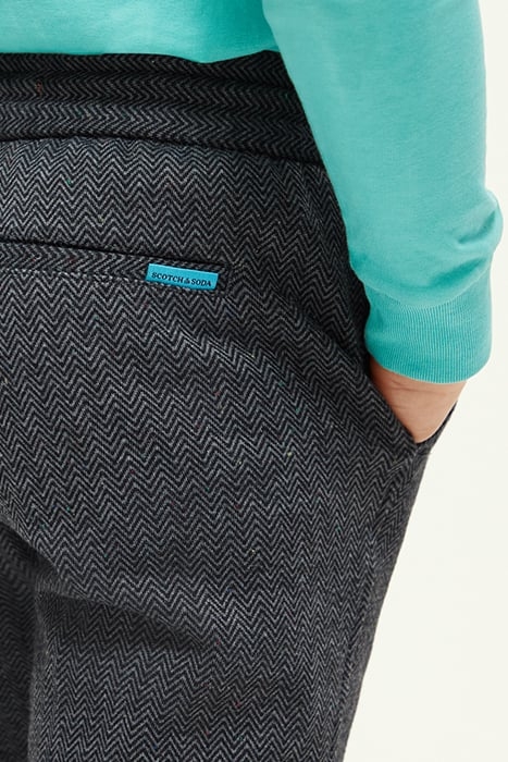 RELAXED SLIM-FIT KNITTED PANTS ANTRA MELANGE 8