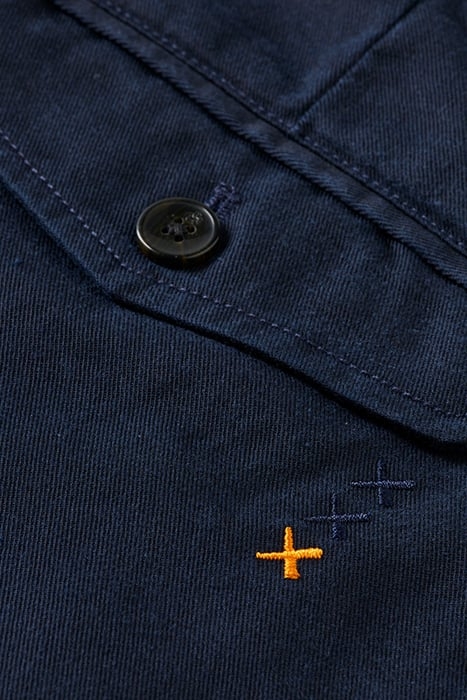 TWILT TWILL PLEATED CARGO IN COTTON TENCEL DENIM BLUE 8