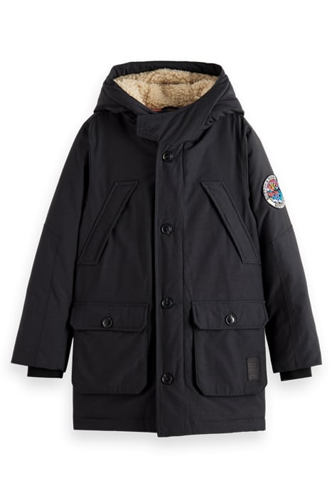 LONGER LENGTH WATER REPELLENT JACKET WITH REPREVE® FILLING A 3