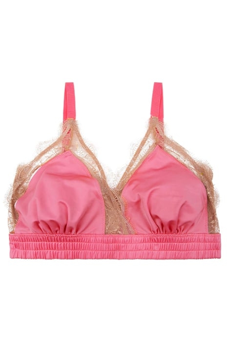 LOVE LACE BRA LARGER BUST PINK 3