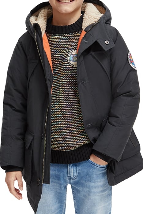 LONGER LENGTH WATER REPELLENT JACKET WITH REPREVE® FILLING A 6