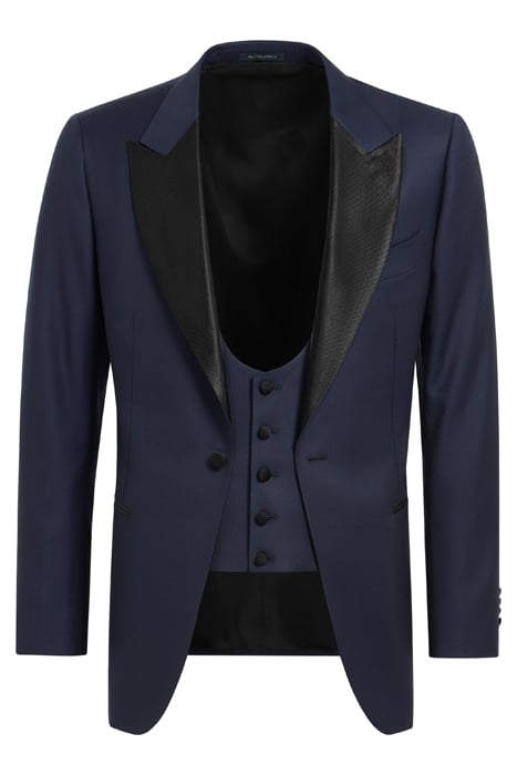 MID BLUE THREE-PIECE LAZIO TUXEDO MID BLUE 2