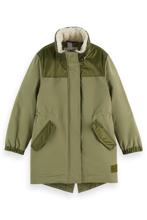 WATER REPELLENT PARKA WITH REPREVE FILLING MILITARY 3