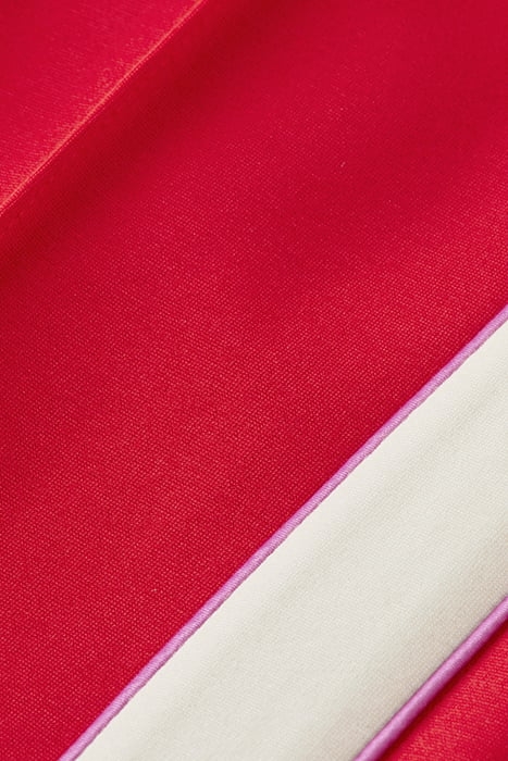 WIDE LEG CONTRAST PANEL SWEATPANTS RED GLOW 8