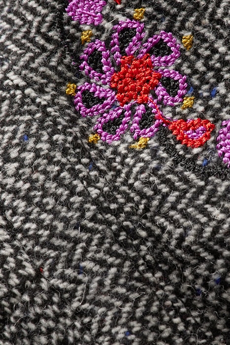 WOOL BLEND HERRINGBONE BLAZER HERRINGBONE TWEED 8