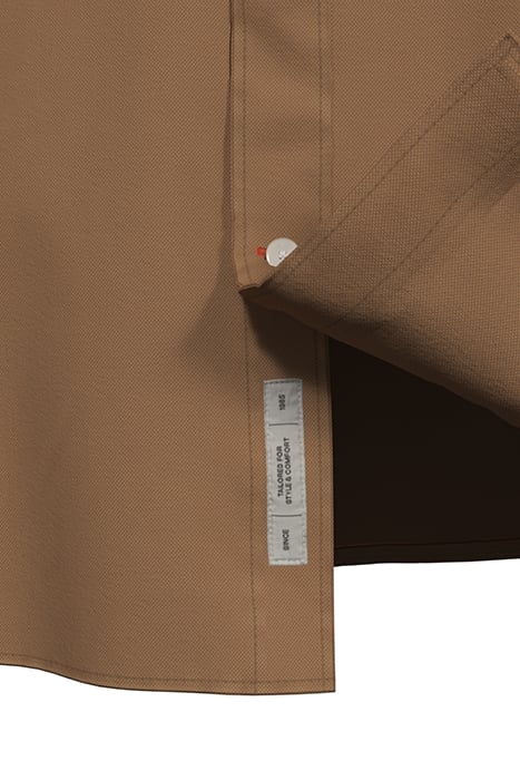 ESSENTIAL SOLID OXFORD SHIRT CAMEL 4