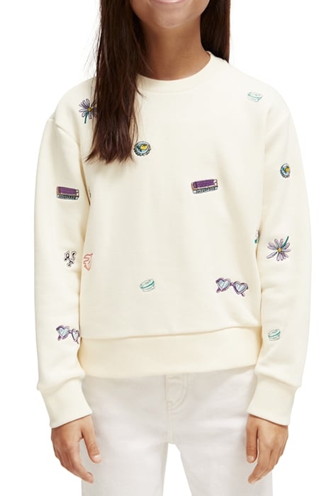 ALL-OVER EMBROIDERED SWEATSHIRT FESTIVAL EMBROIDERY 1