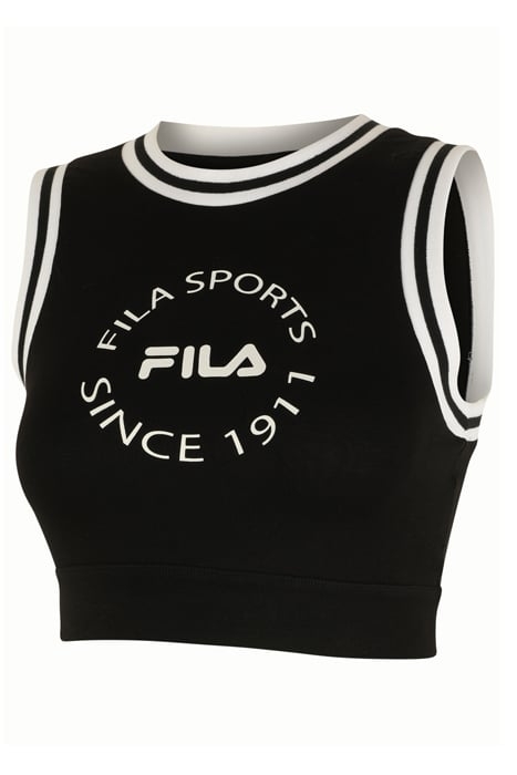 LEKKI GRAPHIC BRA TOP BLACK 7