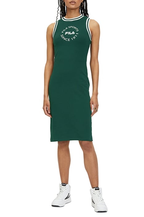 LUBLIN GRAPHIC DRESS AVENTURINE 1