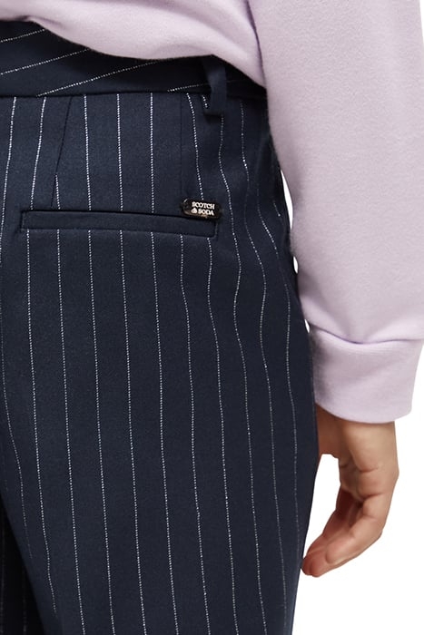 PLEATED PINSTRIPE BOYFRIEND PANTS NIGHT PINSTRIPE 7