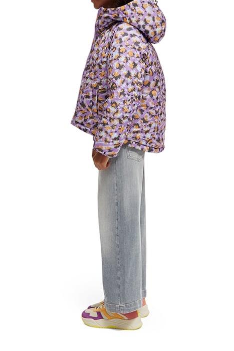 ALL-OVER PRINTED JACKET WITH REPREVE® FILLING FLORAL LEOPARD 6